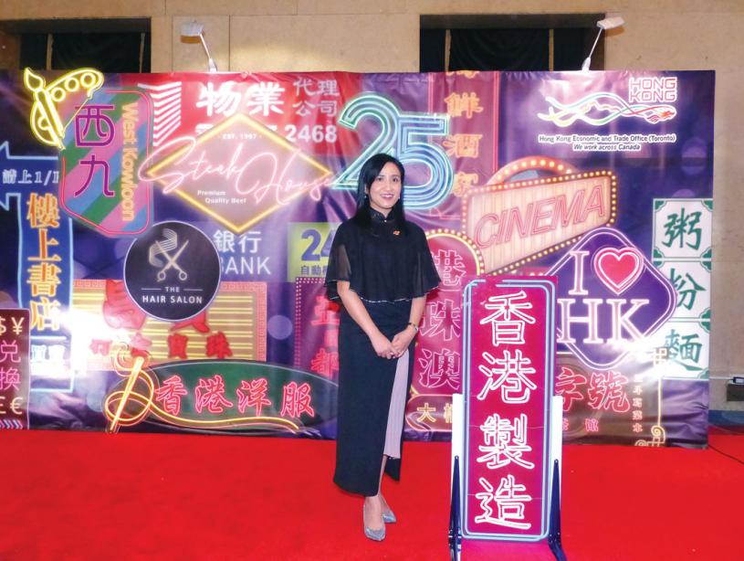 ■香港經貿處處長巫菀菁說，香港是一個中西文化的交匯點。星島記者攝