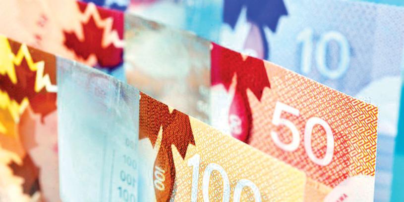 ■有研究指近三年加拿大總債務相對於經濟規模增幅，在33個工業化國家中排行第二高。菲沙研究所圖片
