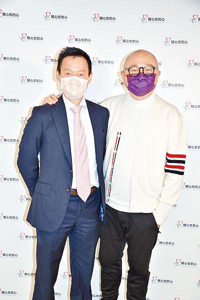 Bob和陳醫生齊出席分享活動。