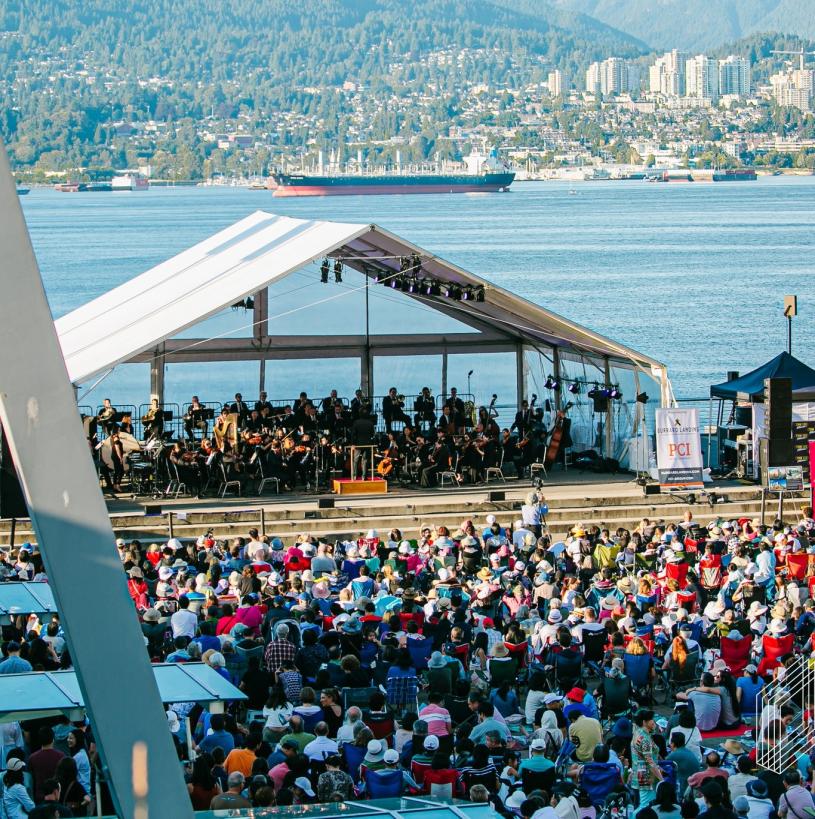 溫哥華大都會樂團往年戶外音樂會成為溫城夏日盛事之一。受訪者提供