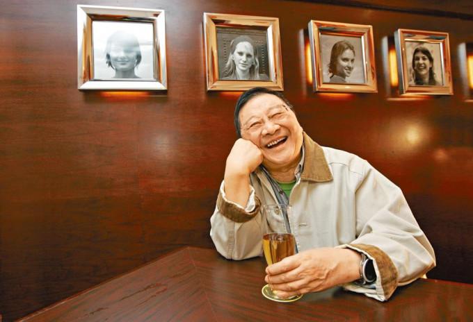 倪匡于二○一二年夺香港电影金像奖的终身成就奖。