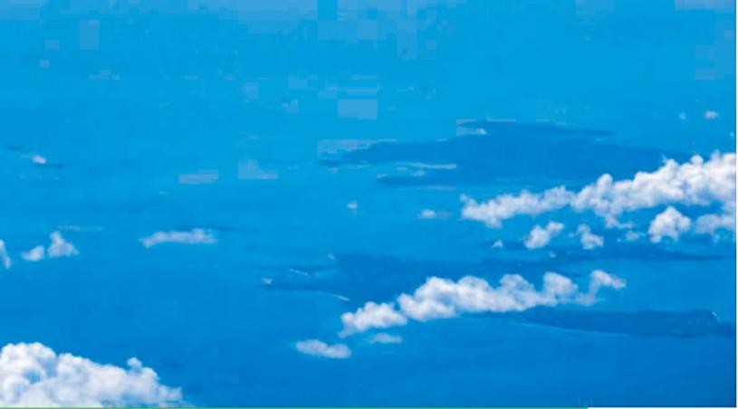 ■解放軍東部戰區視頻首度拍到澎湖列島。網上圖片