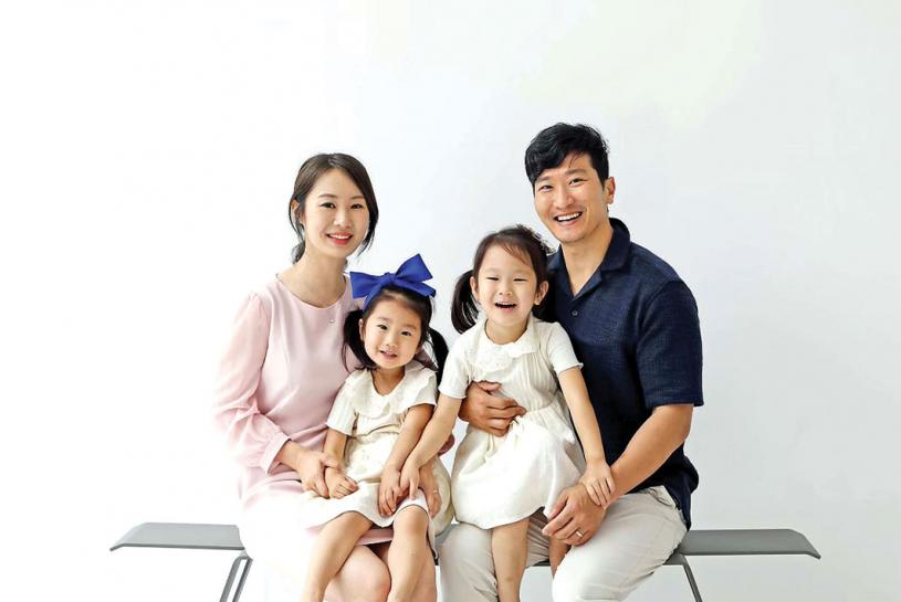 林蕭恩有兩個可愛的女兒。  受訪者提供
