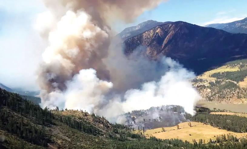■卑詩省全省目前共有91宗山火正在燃燒。   
加通社圖片
