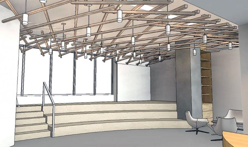 ■設計師筆下的麥馬士達大學多倫多新駐點室內空間。麥大網站圖片
