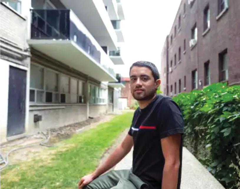 ■多大工程系學生Fahd Mobada嘆租屋難。星報
