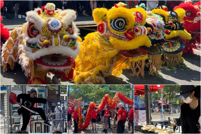 【現場直擊】多倫多中區華埠同樂日首日盛況 唐人街舞龍舞獅熱鬧非常