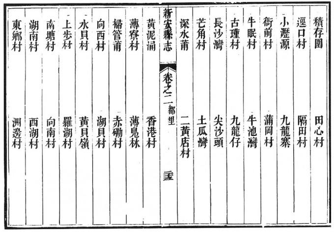 芒角一名首次出现在文献记载，是在嘉庆二十四年（一八一九）的《新安县志》，当时记载为“芒角村”，是官富司管属的村庄之一。