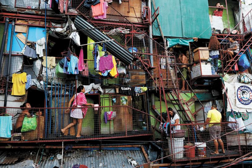 圖為菲律賓馬尼拉一貧民窟地區。路透社