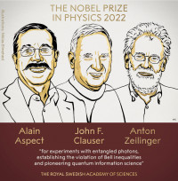 法美奥3学者共夺诺贝尔物理学奖  反证爱因斯坦量子力学悖论