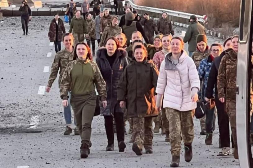 俄烏換囚 烏克蘭救回108婦女當中有96女兵