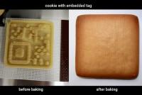 3D打印食品暗藏二維碼  免除紙質標籤展示信息