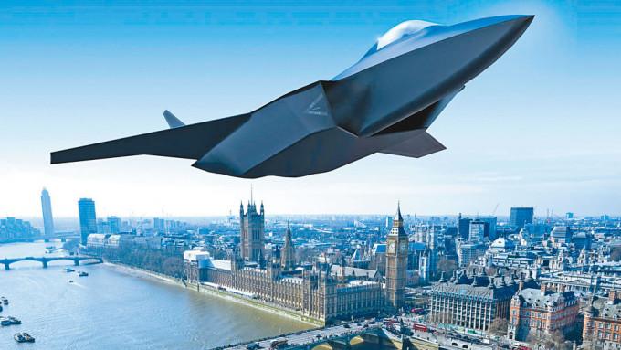 英國的「暴風」戰機項目，將併入英日意三國的戰機研發計畫。圖為「暴風」的模擬圖。
