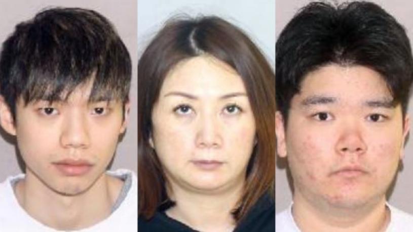 3名涉嫌與多倫多產權詐騙有關的嫌疑人照片。多倫多警察局提供
