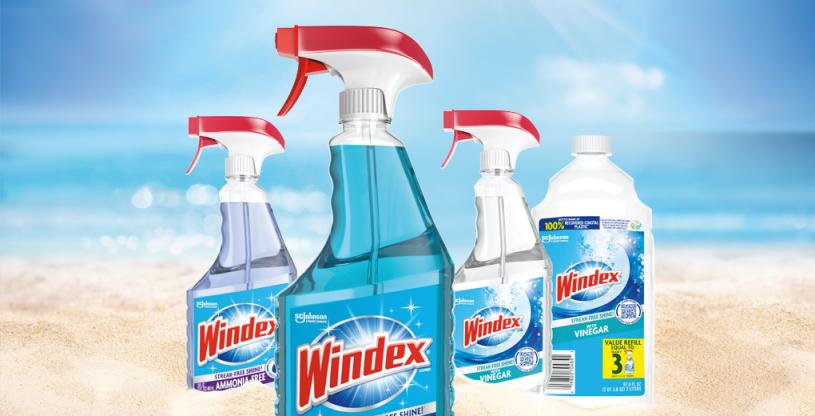 Windex品牌玻璃水。官網圖
