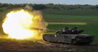 乌克兰南部札波罗热爆激战 乌军开出德国豹2坦克助攻