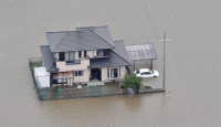 台风玛娃加梅雨锋面袭日本  1死3失踪 23地雨量破纪录
