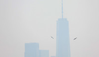 加拿大山火煙霧飄散至美國  紐約空氣污染響警號