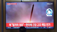 北韓向東部海域發射2枚彈道導彈