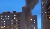 俄烏戰爭│莫斯科市中心1楝建築物 遭無人機擊中