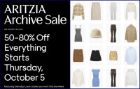 【倾情激减】连锁时装品牌Aritzia网店全线跳楼价  部分商品低至两折！