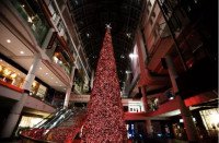 【好去处】北美最高室内圣诞树再现伊顿中心  人造雪儿童合唱团同贺圣诞