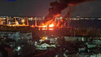俄烏戰爭︱克里米亞一港口發生劇烈爆炸