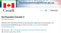 加拿大地震局为何停用 X (推特)帐户？