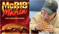 【试食直击】麦当劳McRib包复刻推出 停售十年后重磅回归