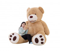 巨型泰迪熊毛绒玩具 原价223.99打折加优惠券164.98