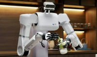 科技/有片| 中国制机器人快速精确  开瓶批黄瓜写书法无难度