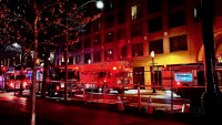 凌晨多市中心公寓二级火警 两人受伤送院