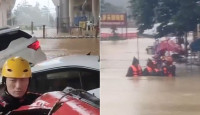 中山多地暴雨洪涝  消防派249人营救转移462居民
