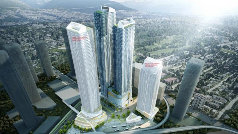 分别楼高80层及72层的两座商住大楼 (中) 获市府批准兴建。