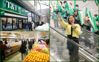 多伦多市中心第2间大统华正式开业 市民暴风雪下凌晨排队