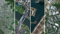 吉林一号︱公开多张台湾高清衞星图   台北市建筑物一清二楚